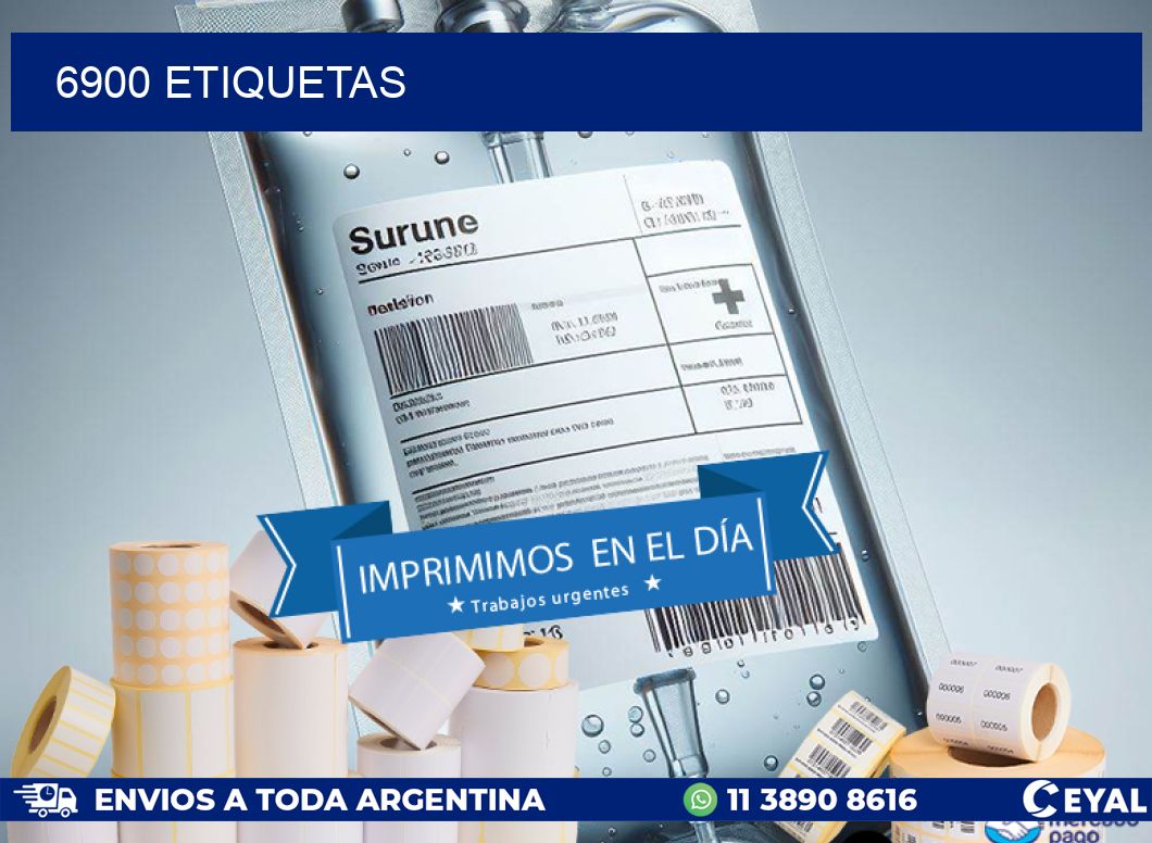 6900 ETIQUETAS