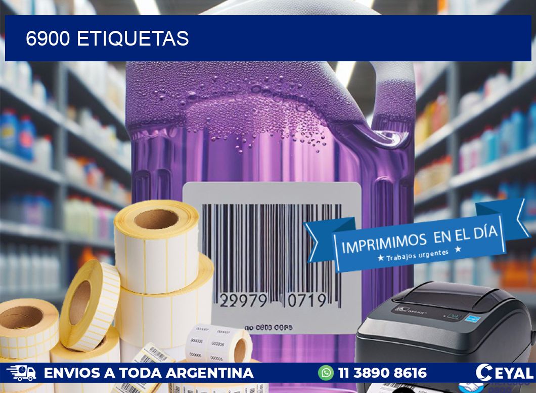 6900 ETIQUETAS