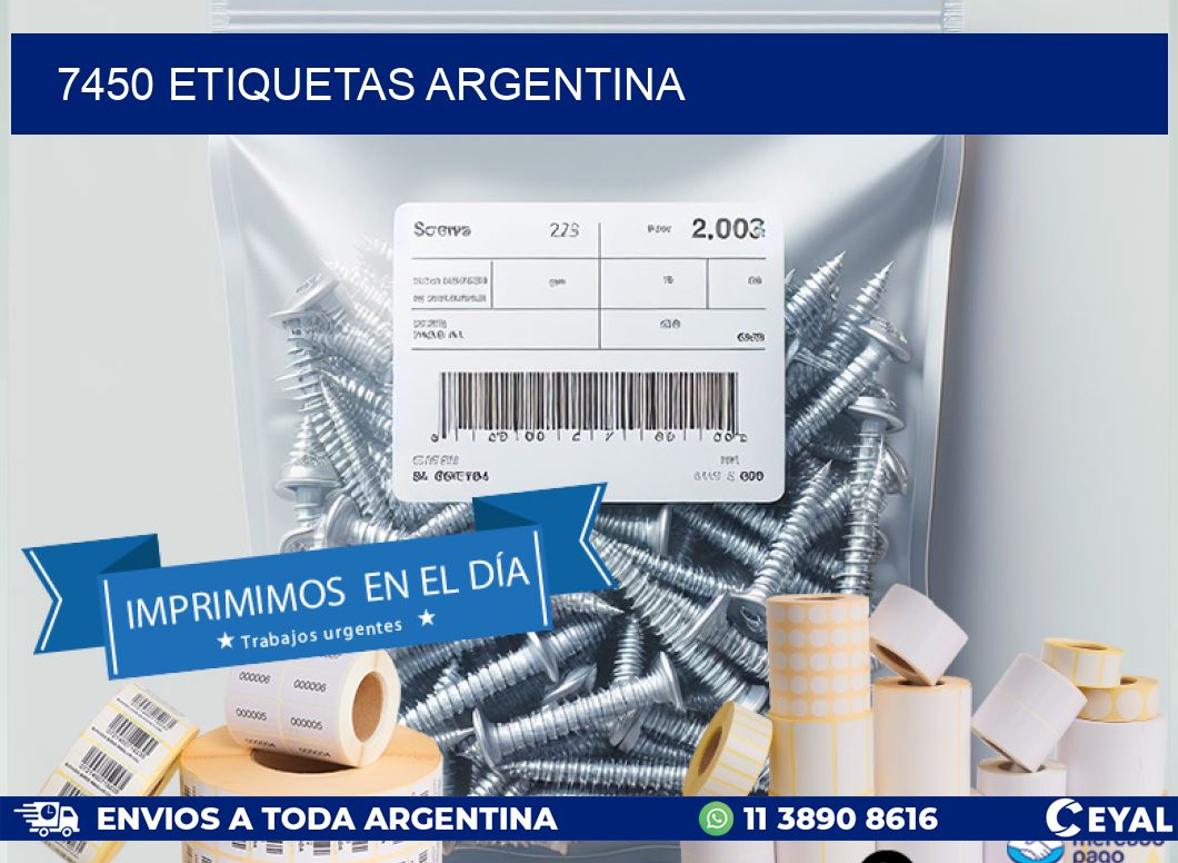 7450 ETIQUETAS ARGENTINA
