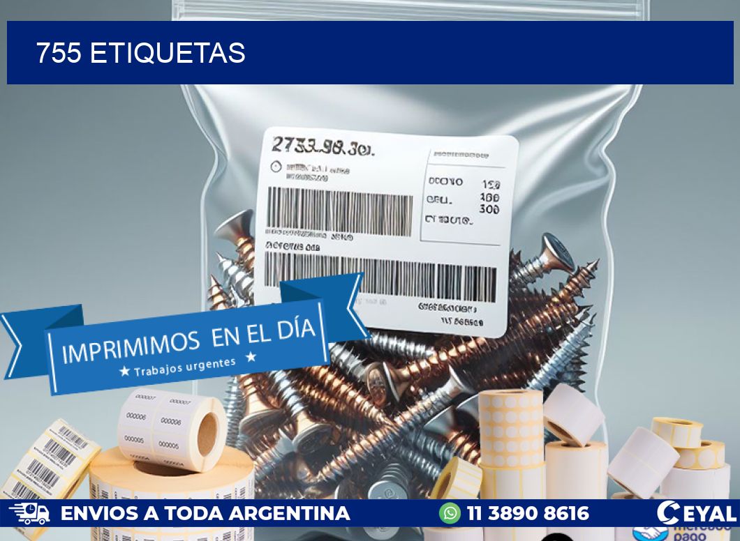 755 ETIQUETAS