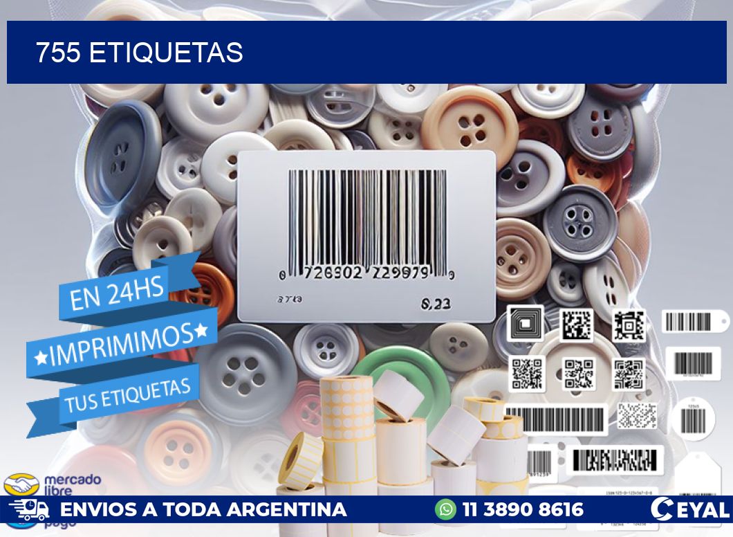 755 ETIQUETAS