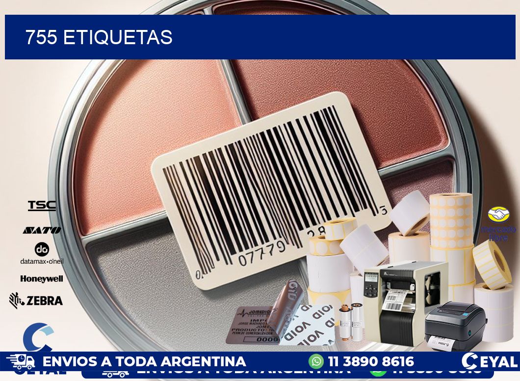 755 ETIQUETAS