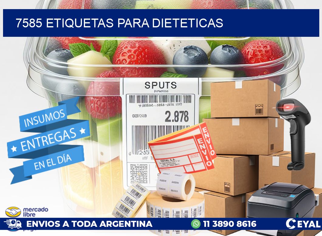 7585 ETIQUETAS PARA DIETETICAS