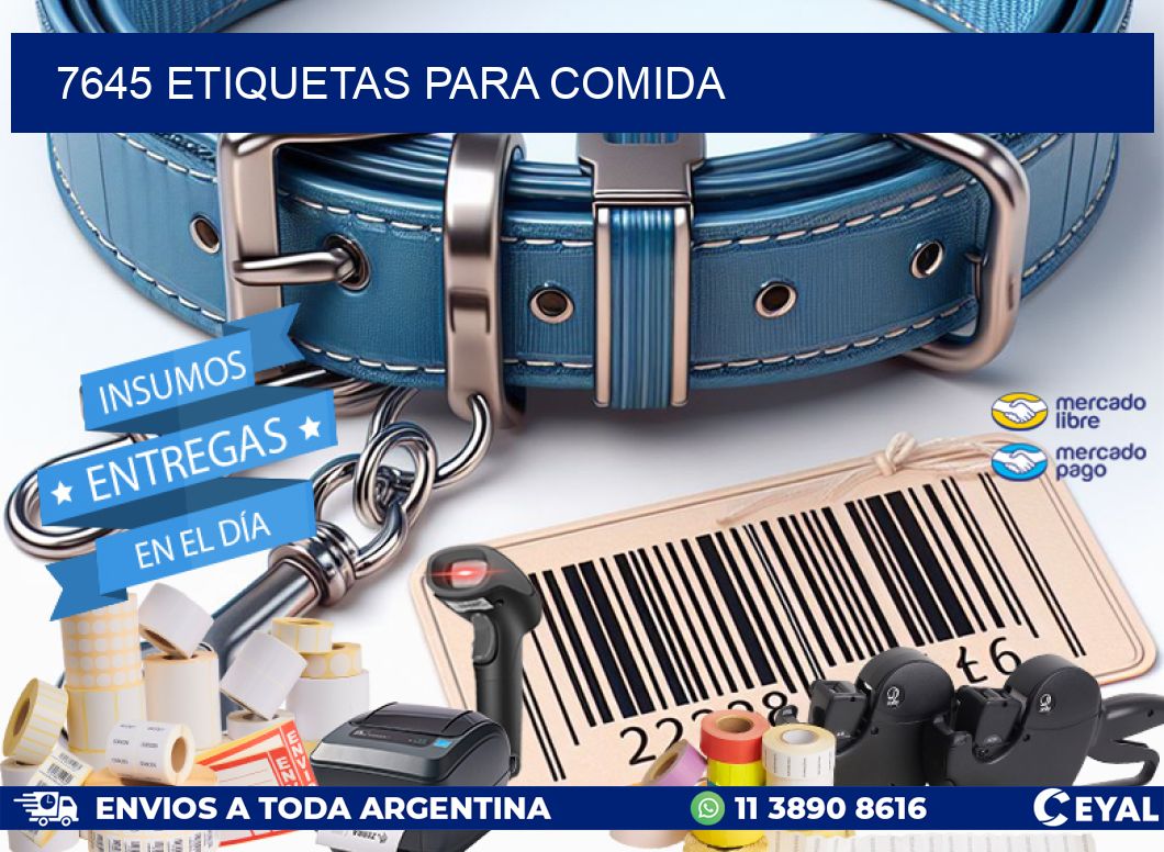 7645 ETIQUETAS PARA COMIDA