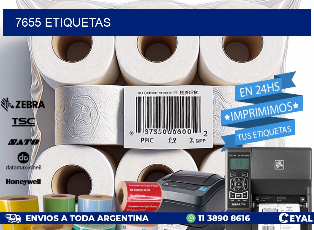 7655 ETIQUETAS