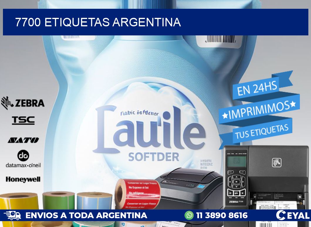 7700 ETIQUETAS ARGENTINA
