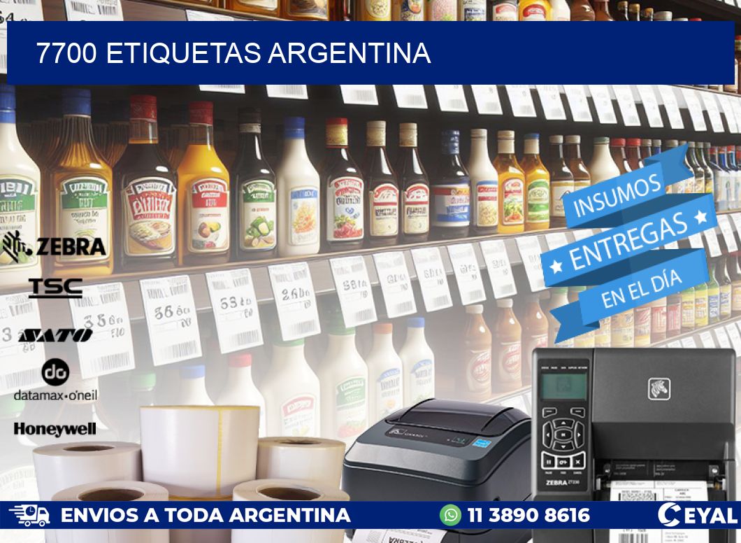 7700 ETIQUETAS ARGENTINA
