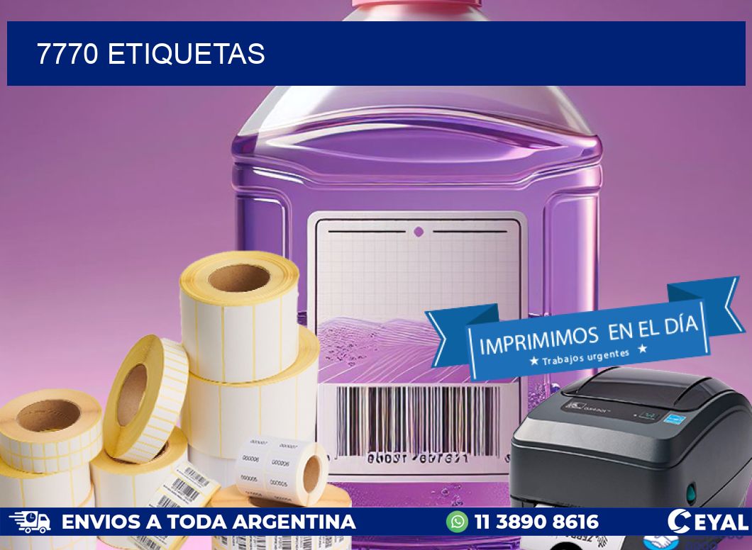 7770 ETIQUETAS