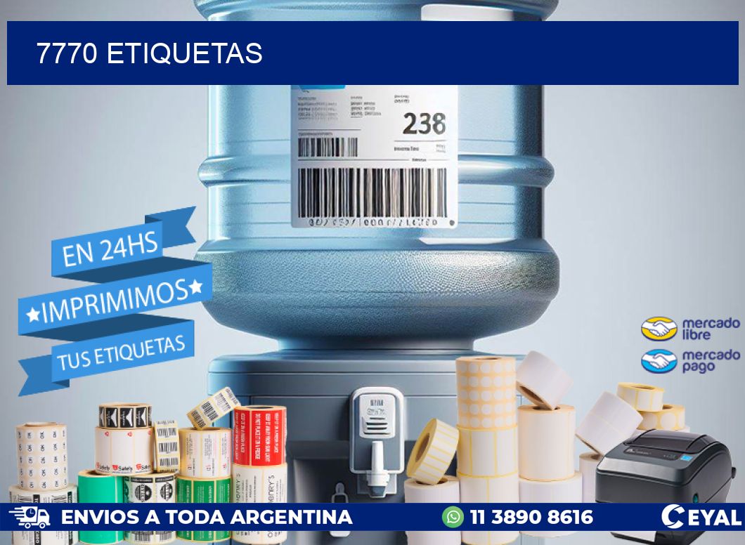 7770 ETIQUETAS
