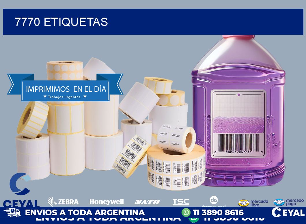 7770 ETIQUETAS