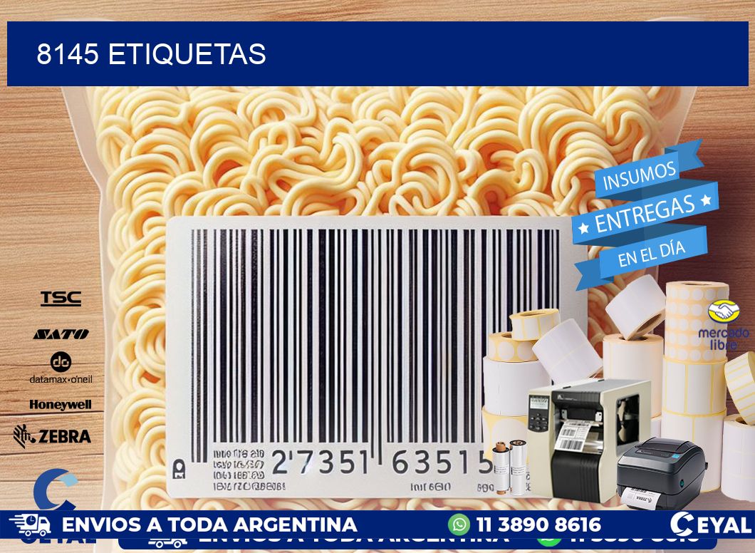 8145 ETIQUETAS