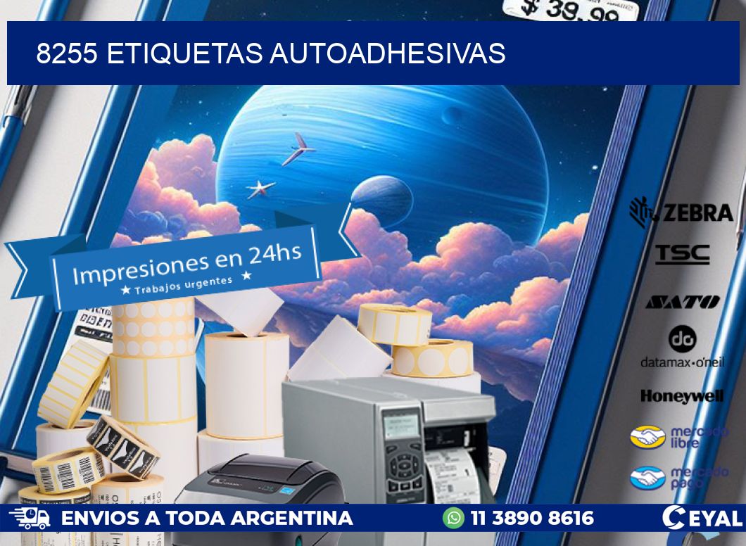 8255 ETIQUETAS AUTOADHESIVAS