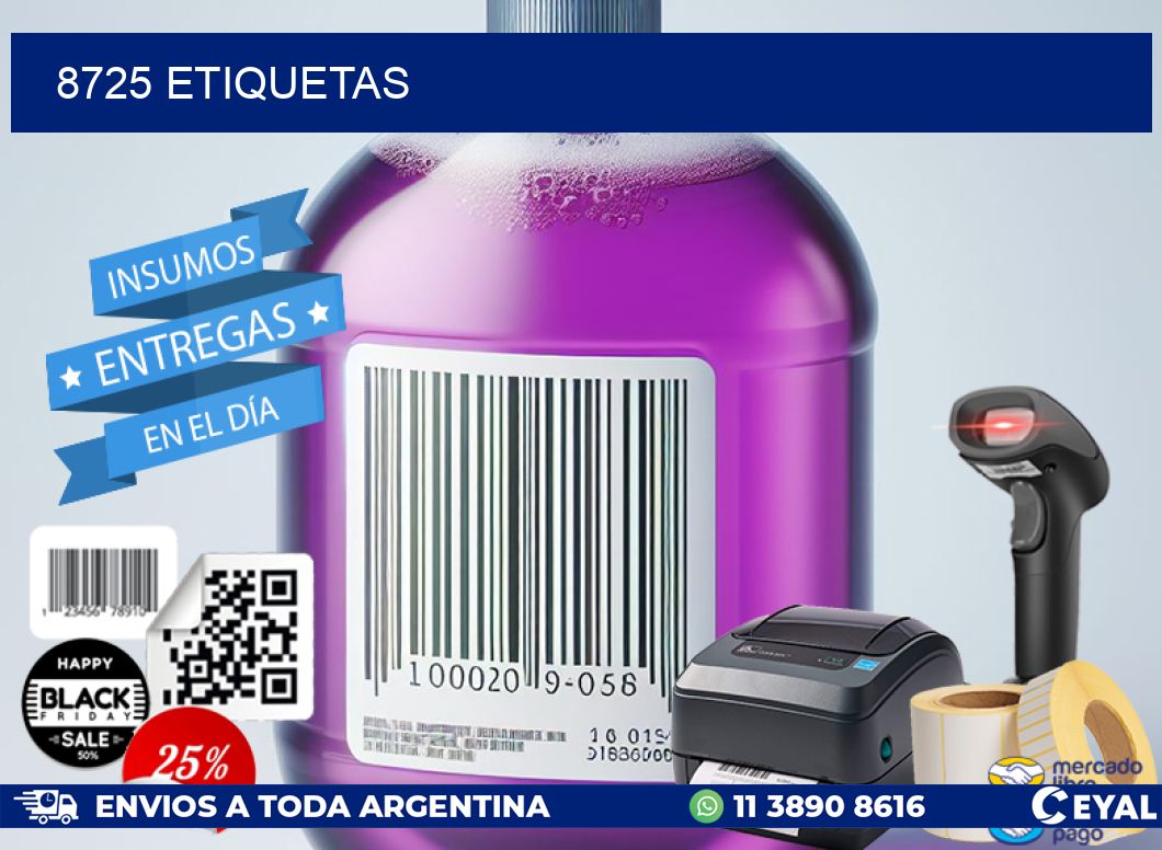 8725 ETIQUETAS