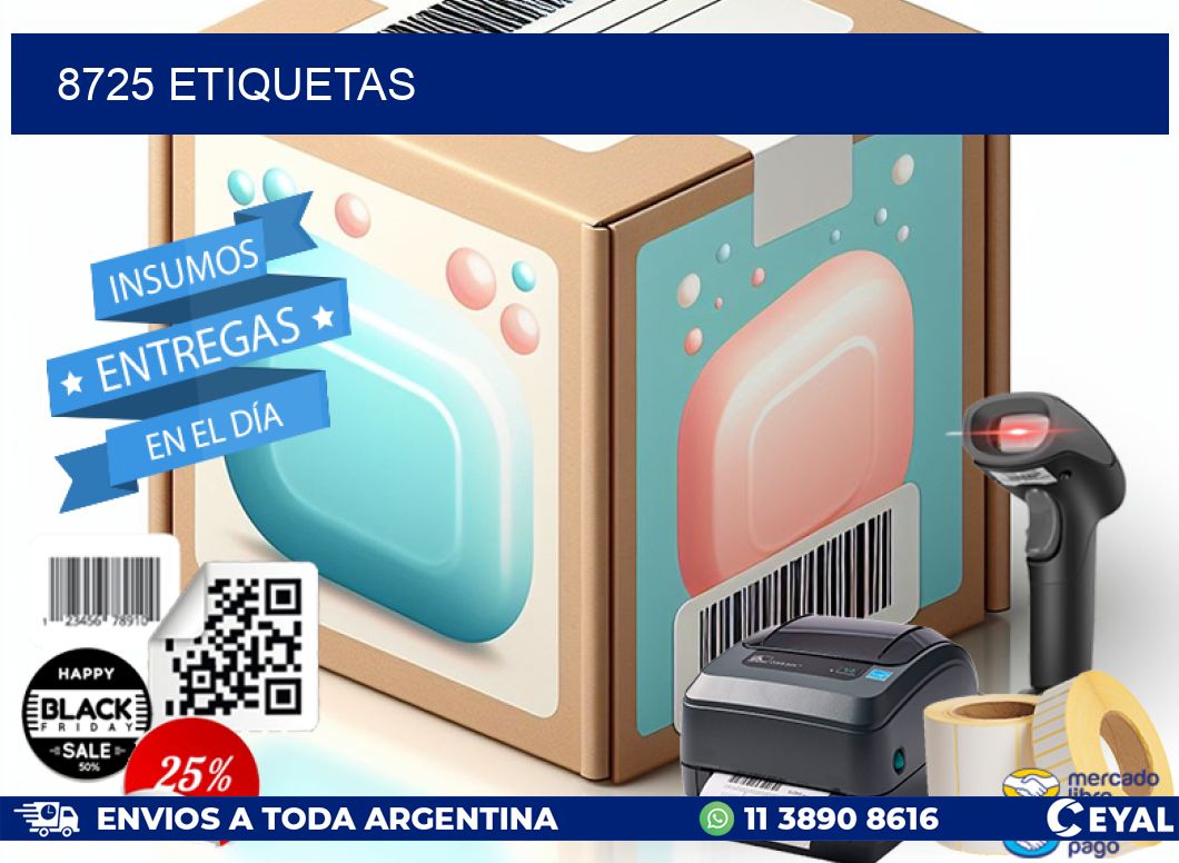 8725 ETIQUETAS