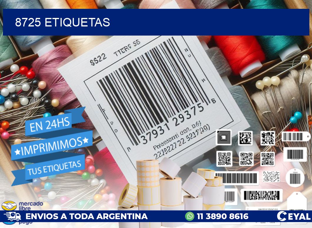 8725 ETIQUETAS