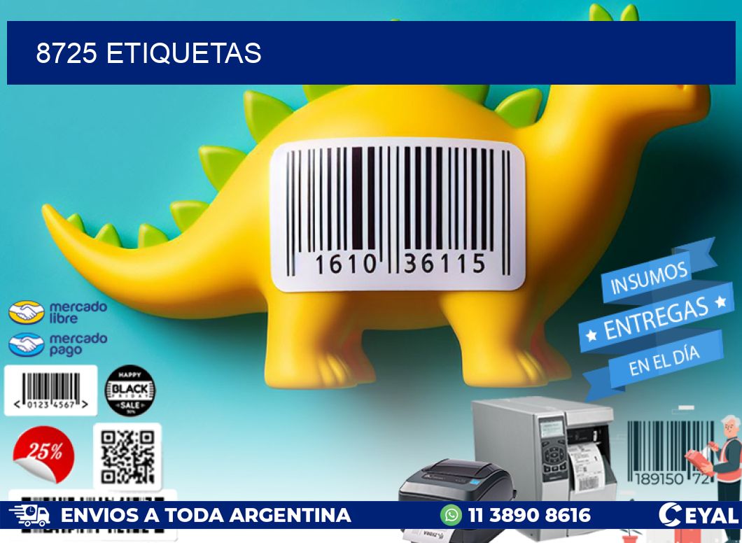 8725 ETIQUETAS