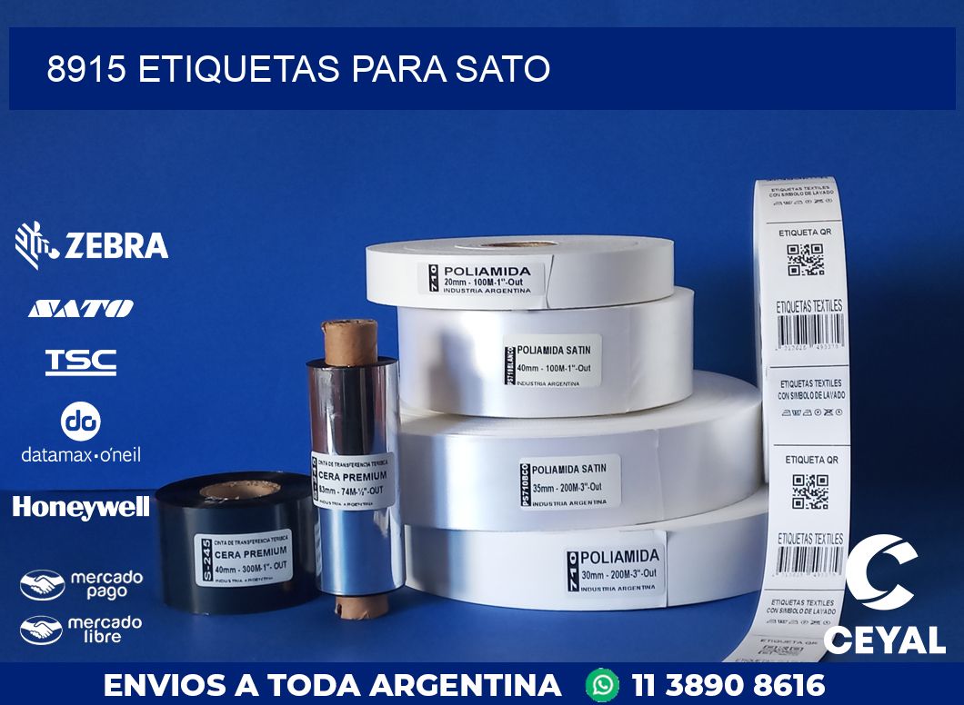 8915 ETIQUETAS PARA SATO