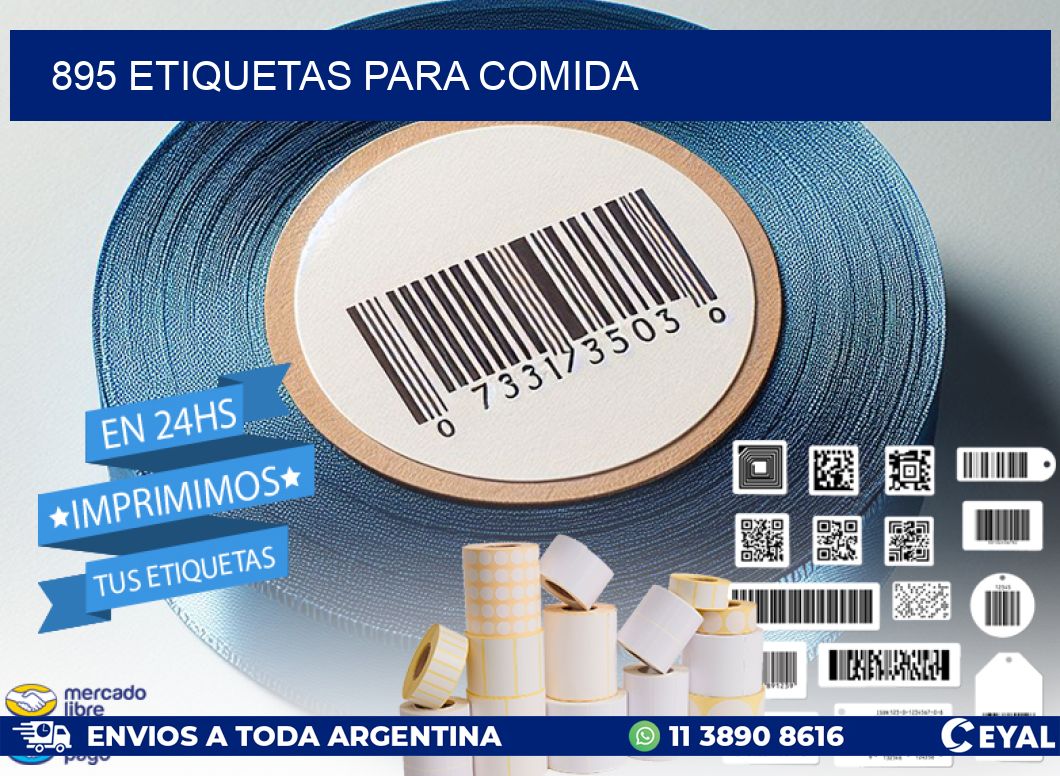 895 ETIQUETAS PARA COMIDA