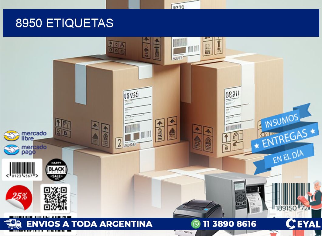 8950 ETIQUETAS