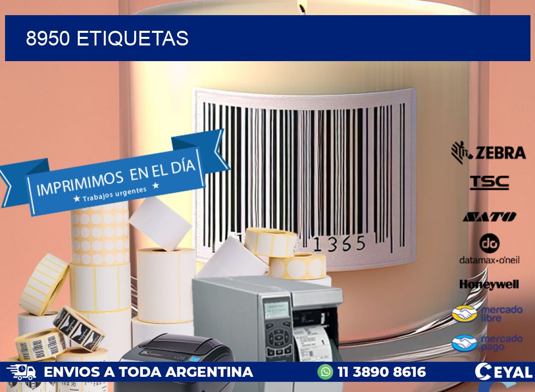 8950 ETIQUETAS
