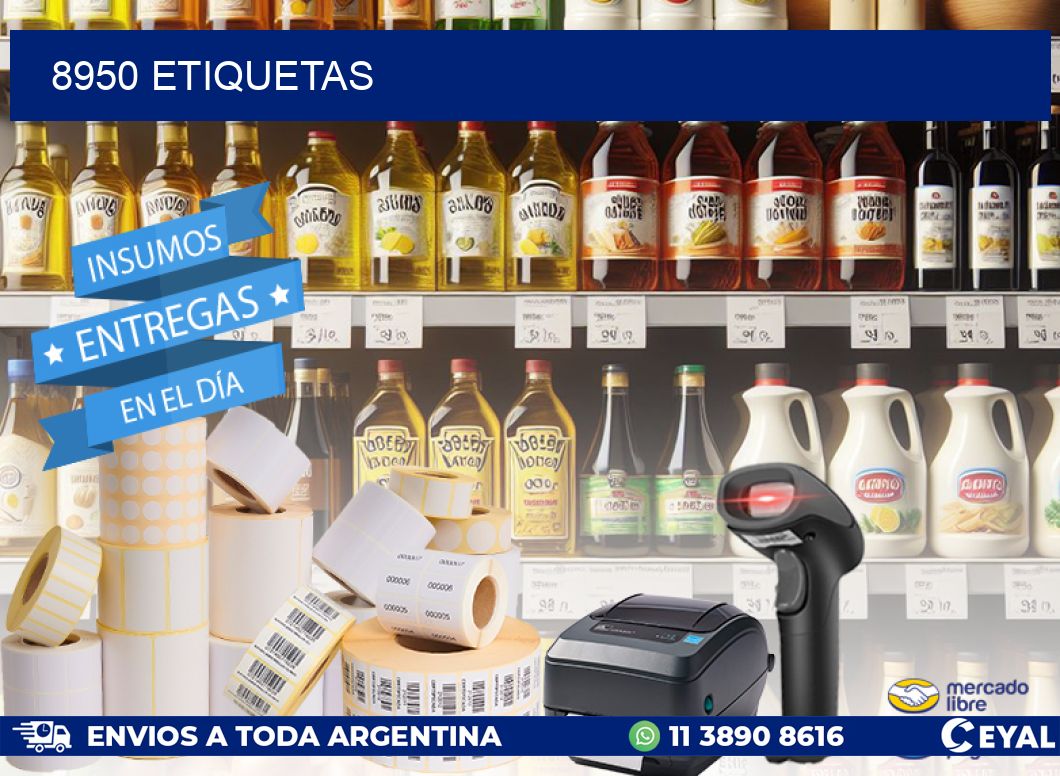 8950 ETIQUETAS