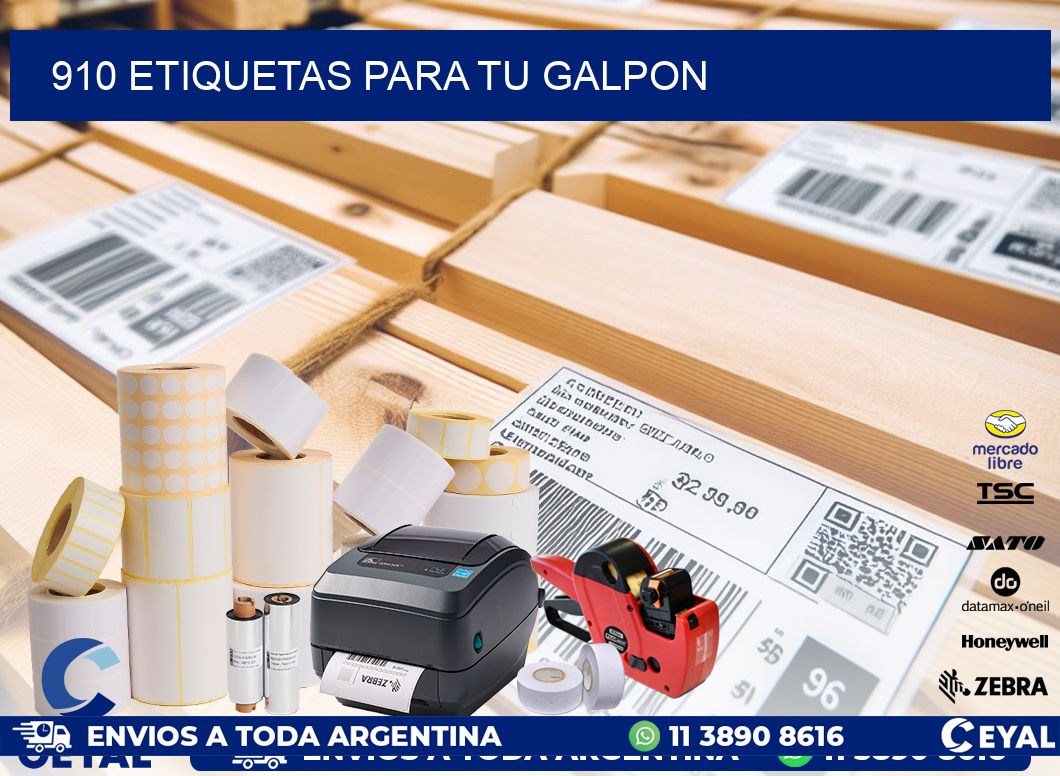 910 ETIQUETAS PARA TU GALPON