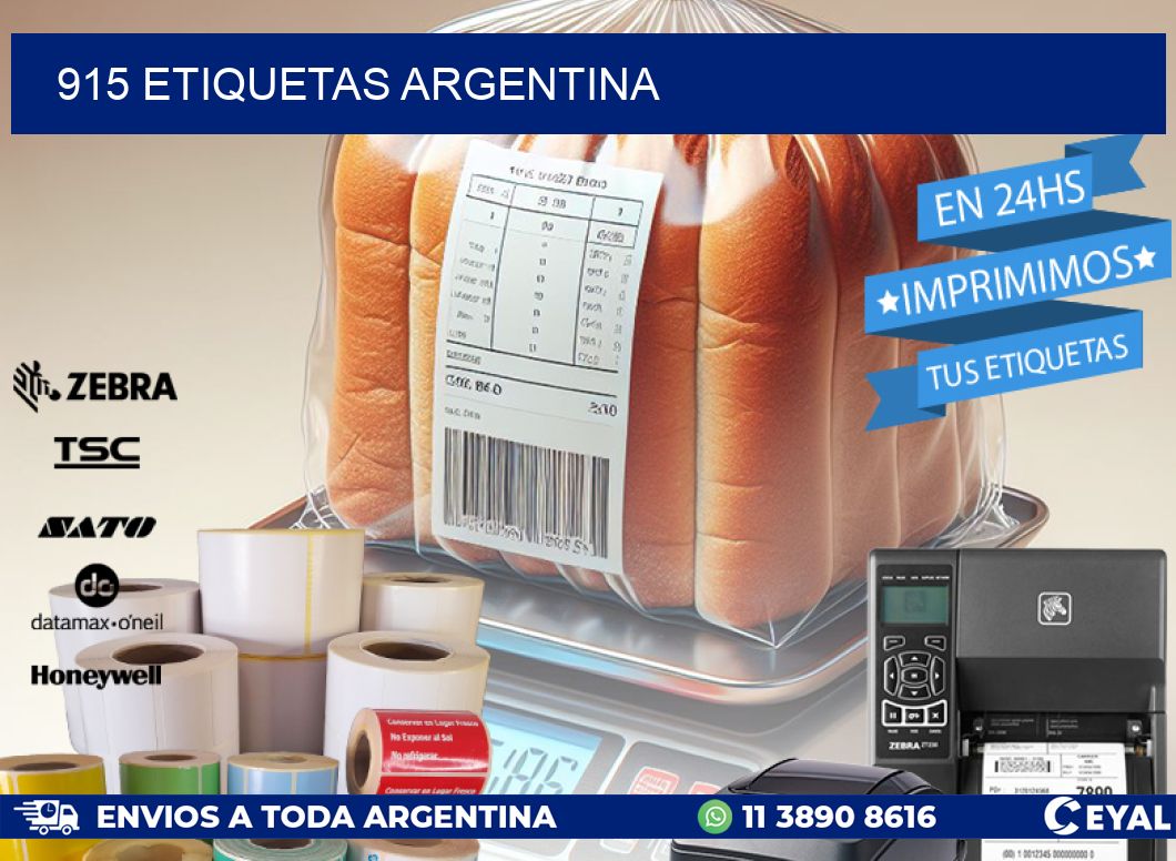 915 ETIQUETAS ARGENTINA