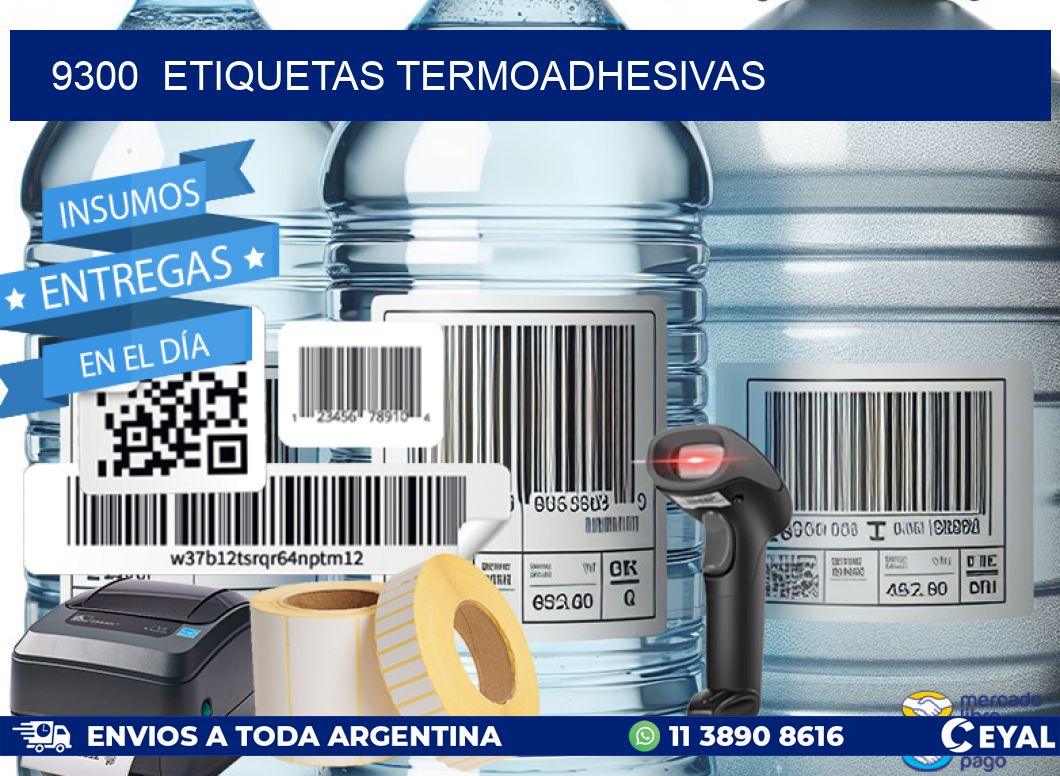 9300  ETIQUETAS TERMOADHESIVAS