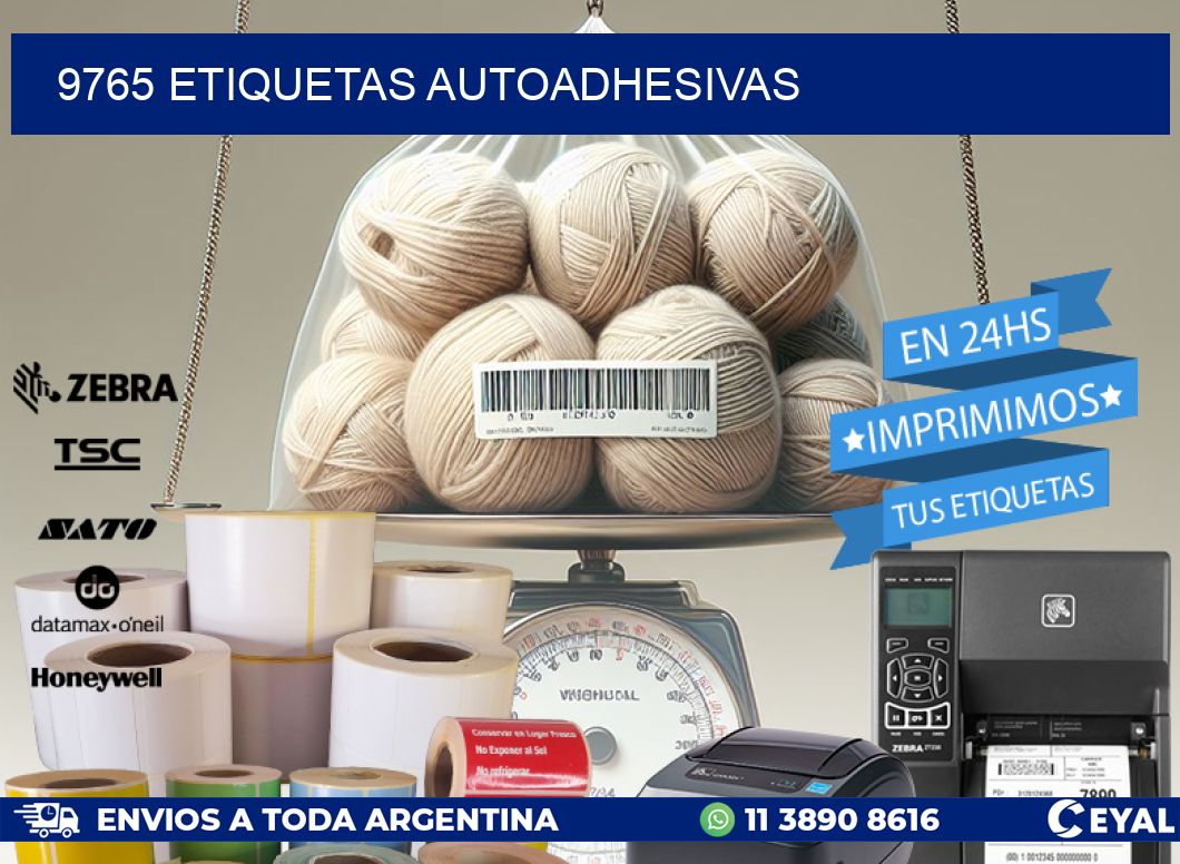 9765 ETIQUETAS AUTOADHESIVAS