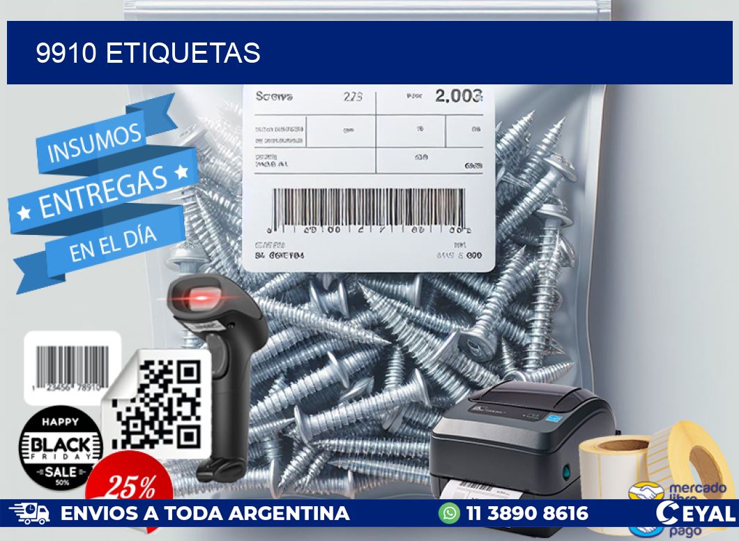 9910 ETIQUETAS