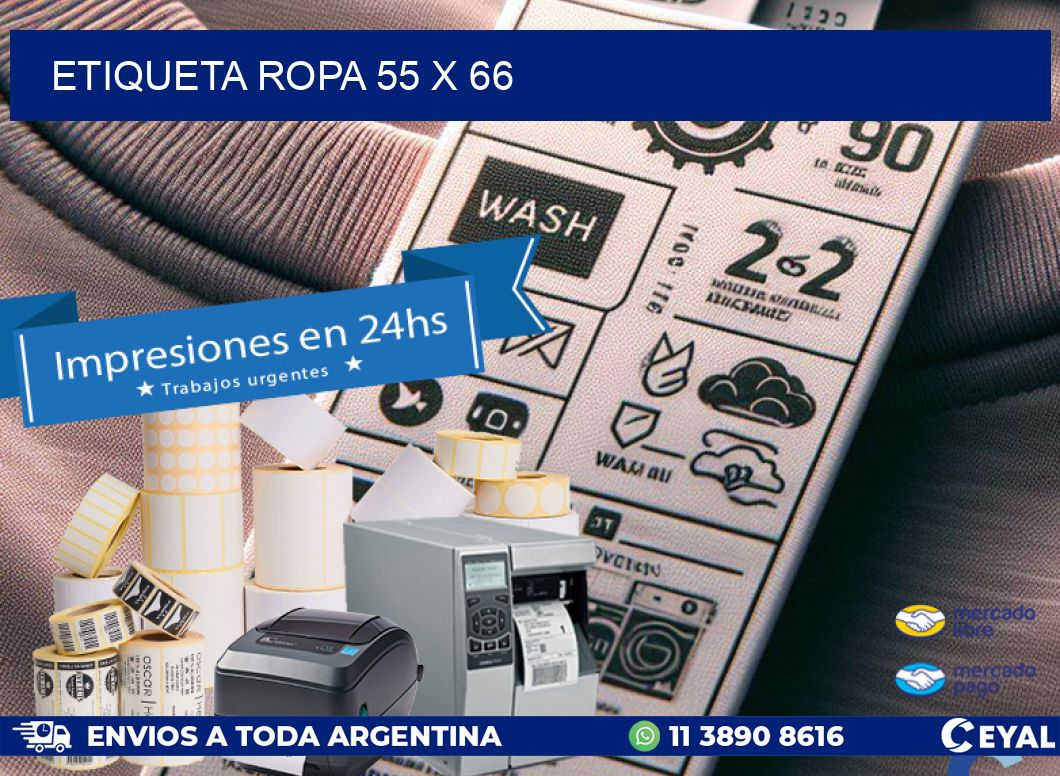 ETIQUETA ROPA 55 x 66