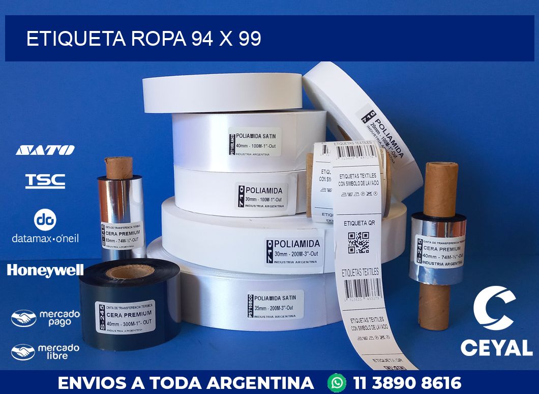 ETIQUETA ROPA 94 x 99