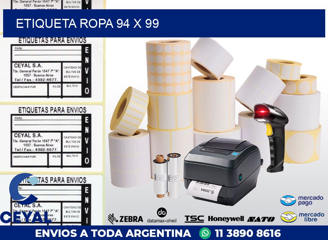 ETIQUETA ROPA 94 x 99