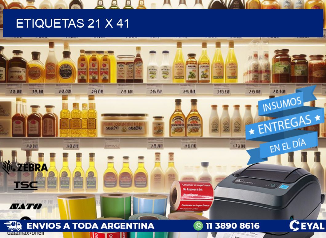 ETIQUETAS 21 x 41