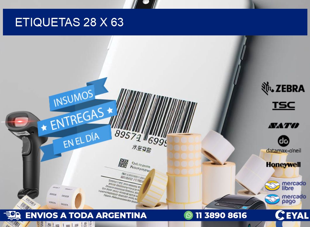 ETIQUETAS 28 x 63
