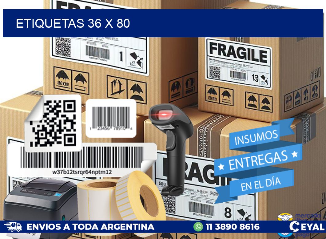 ETIQUETAS 36 x 80
