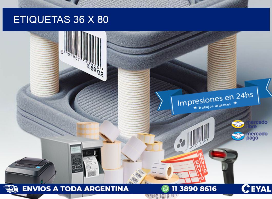 ETIQUETAS 36 x 80