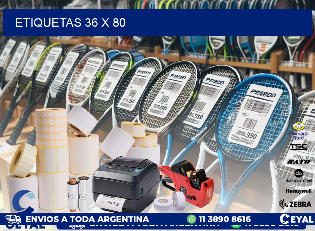 ETIQUETAS 36 x 80
