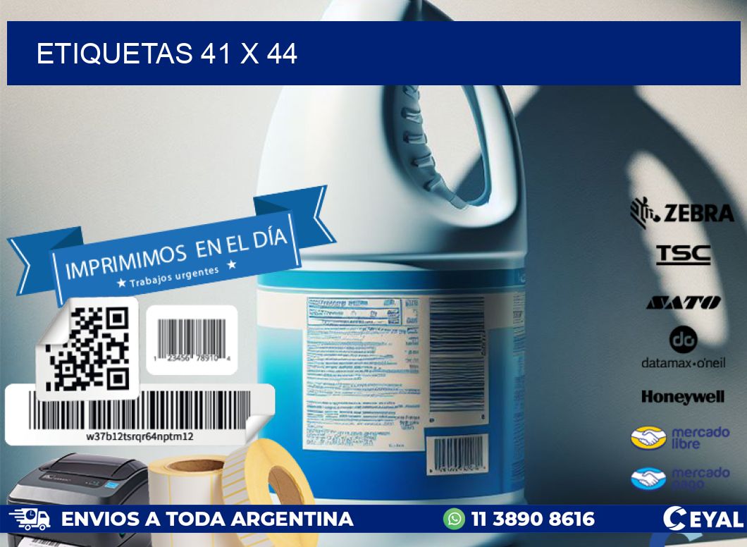 ETIQUETAS 41 x 44