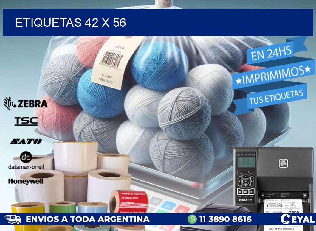 ETIQUETAS 42 x 56