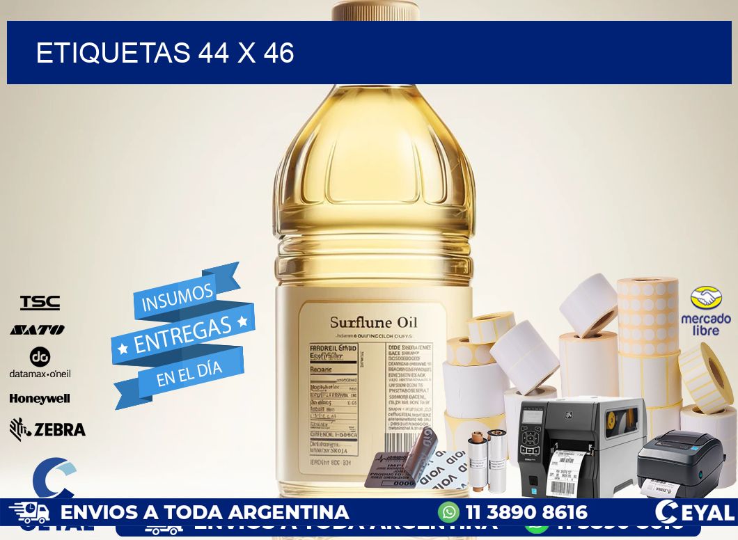 ETIQUETAS 44 x 46