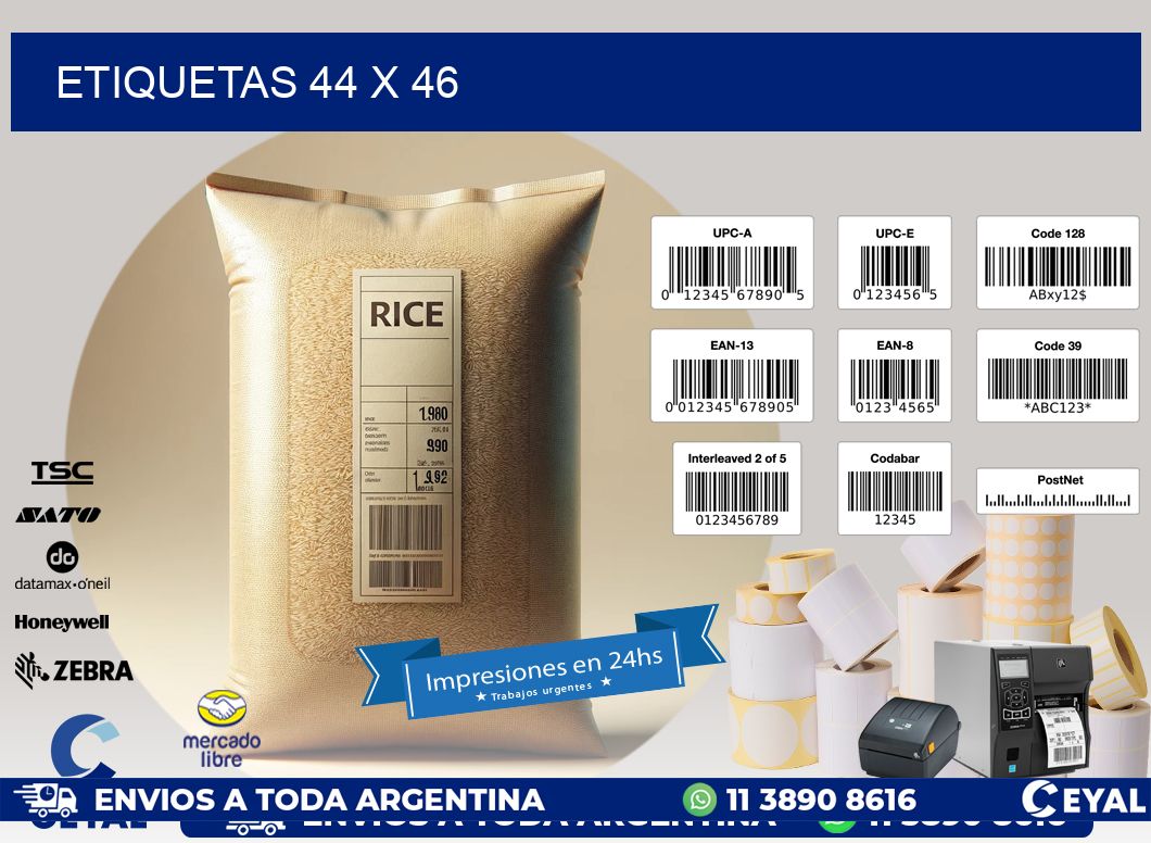 ETIQUETAS 44 x 46