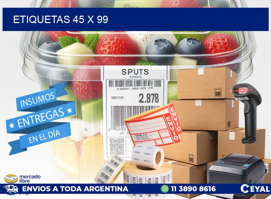 ETIQUETAS 45 x 99