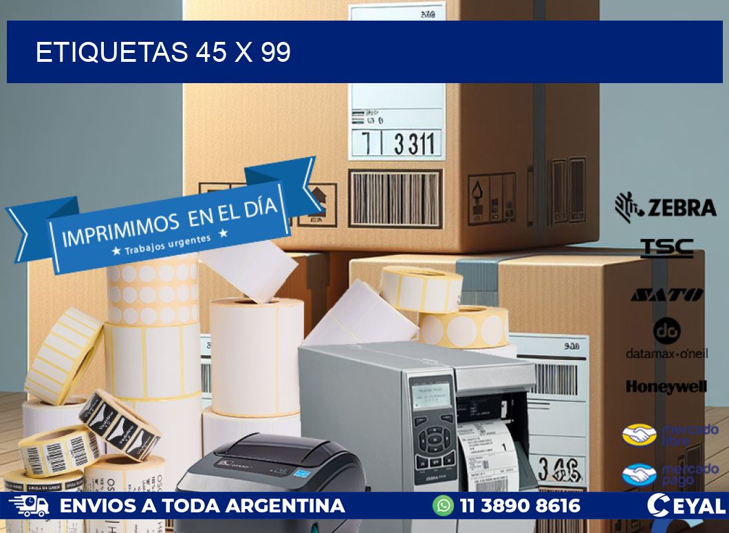 ETIQUETAS 45 x 99