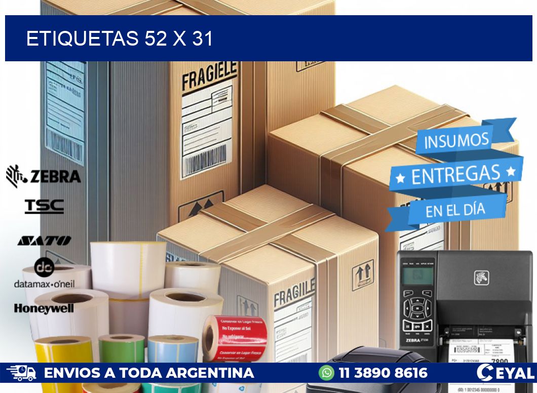 ETIQUETAS 52 x 31