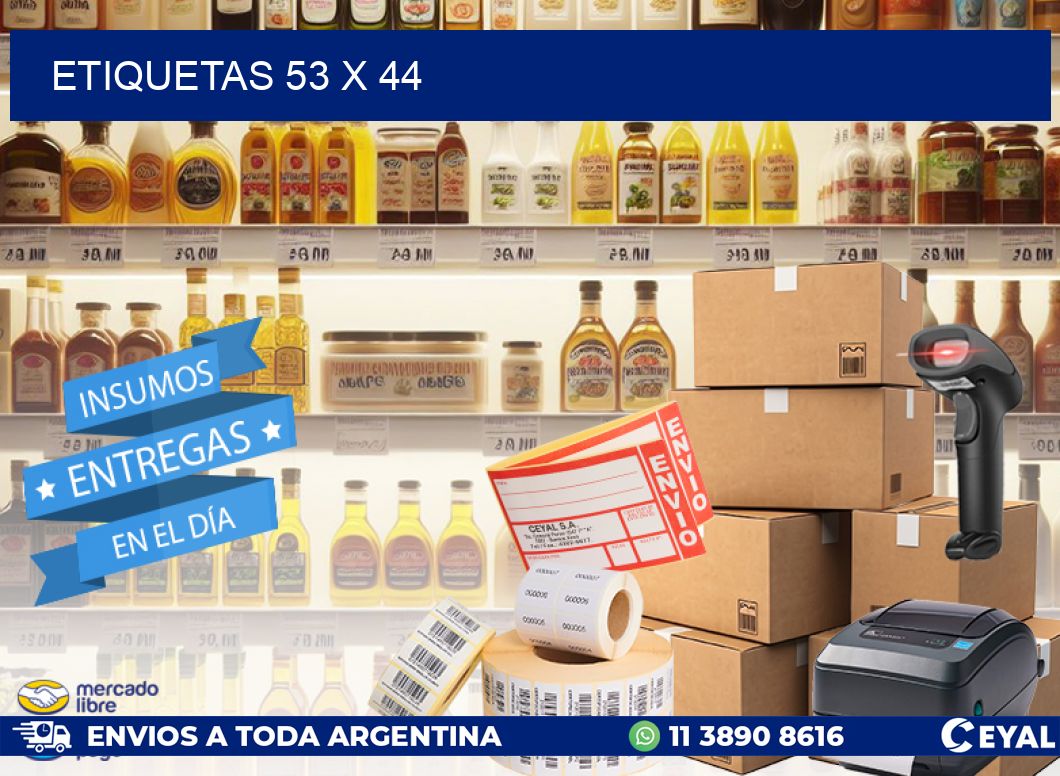 ETIQUETAS 53 x 44