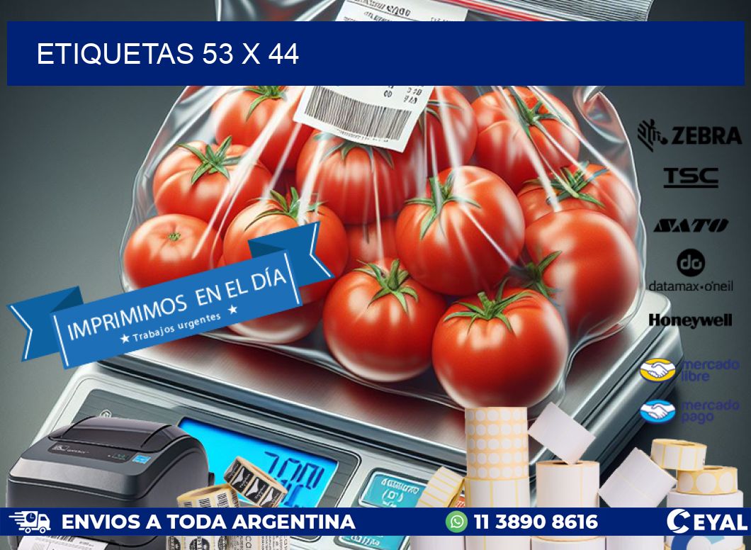 ETIQUETAS 53 x 44