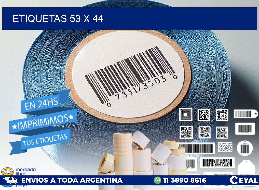 ETIQUETAS 53 x 44