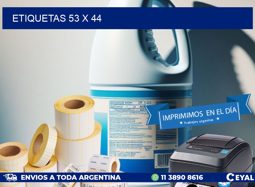 ETIQUETAS 53 x 44