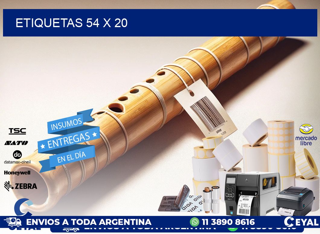 ETIQUETAS 54 x 20
